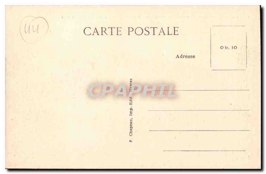 La Baule CPA Splendid Hotel et le remblai pris de la mer — Rückseite