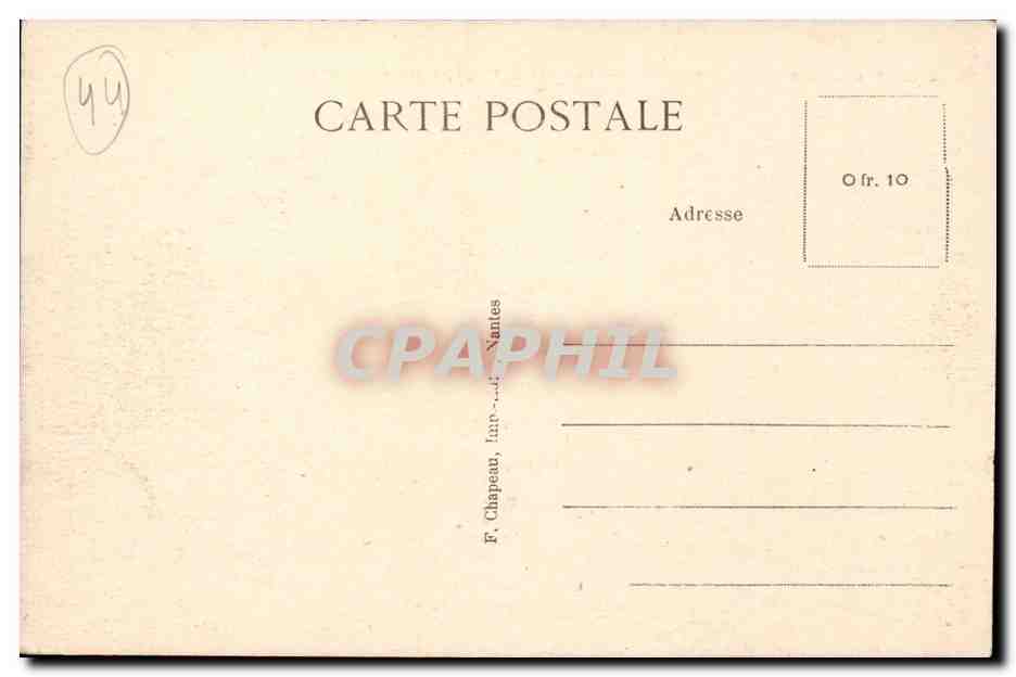 La Baule CPA Vue sur la plage prise de la mer — Rückseite