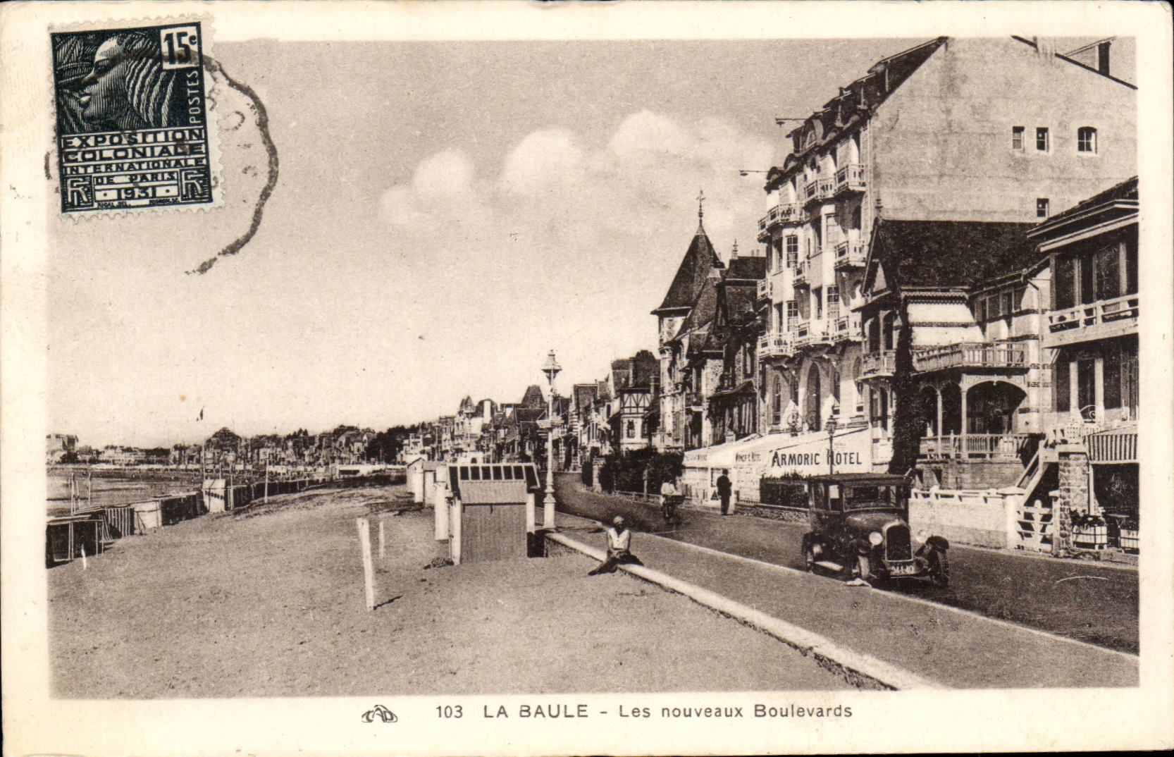 La Baule CPA Les nouveaux boulevards
