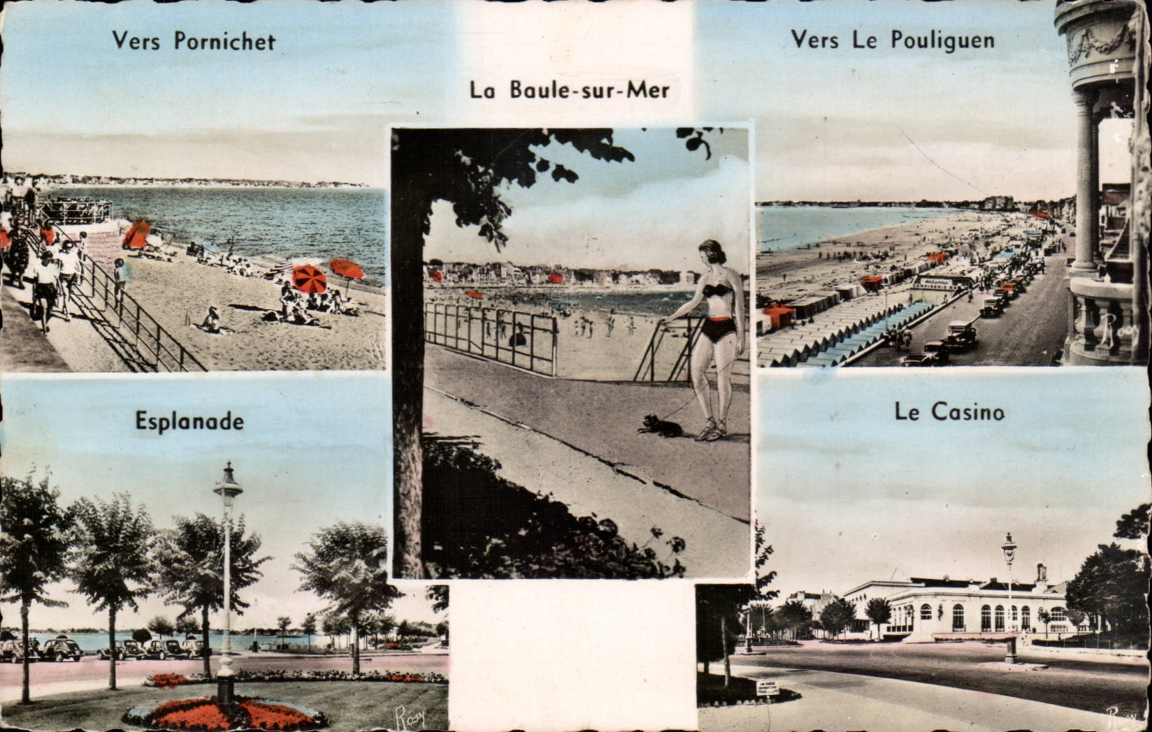 La Baule CPM Pornichet Pouliguen Esplanade Casino