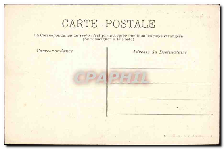 NANTES — The Infantry Barracks — Collection G. I. D., of Nantes — Back