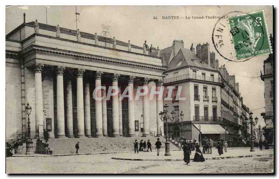 CPA Nantes Le grand Theatre