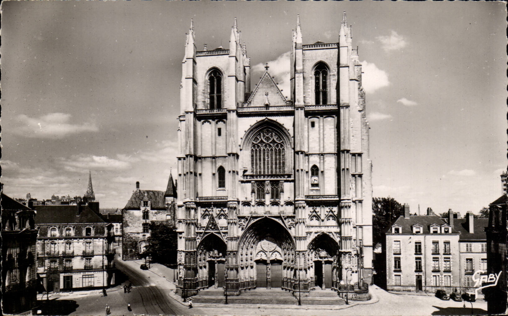 CPM Nantes La cathedrale Place Saint Pierre