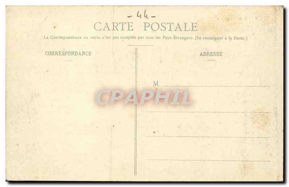Nantes CPA Le lycee — Rückseite