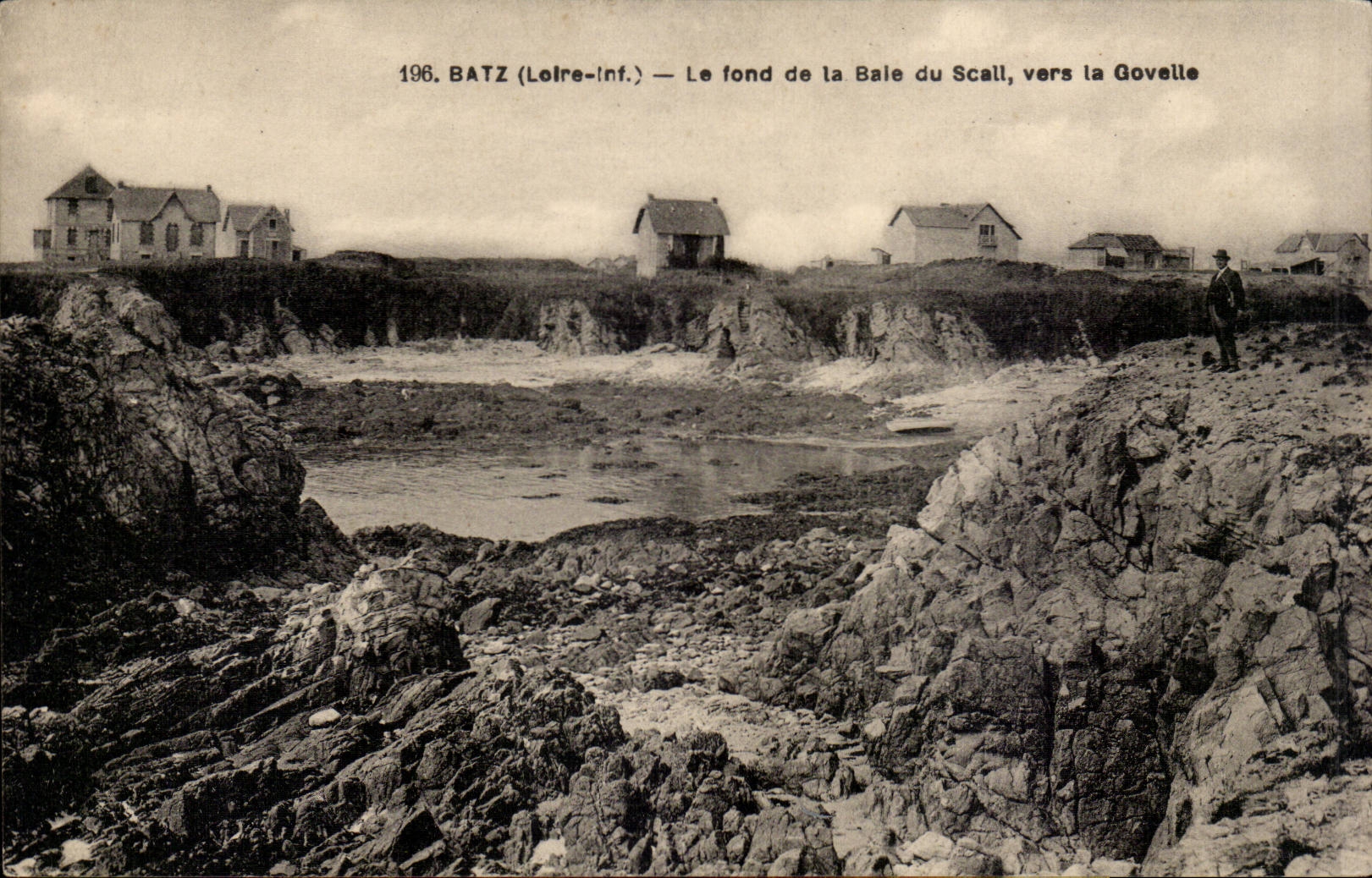 Batz CPA Le fond de la baie du Scall vers la govelle