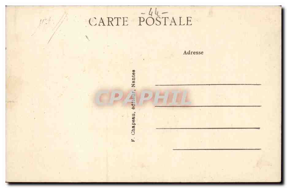 Batz CPA Le fond de la baie du Scall vers la govelle — Rückseite