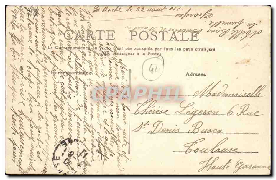 Le pouliguen cPA L'heure du bain — Back