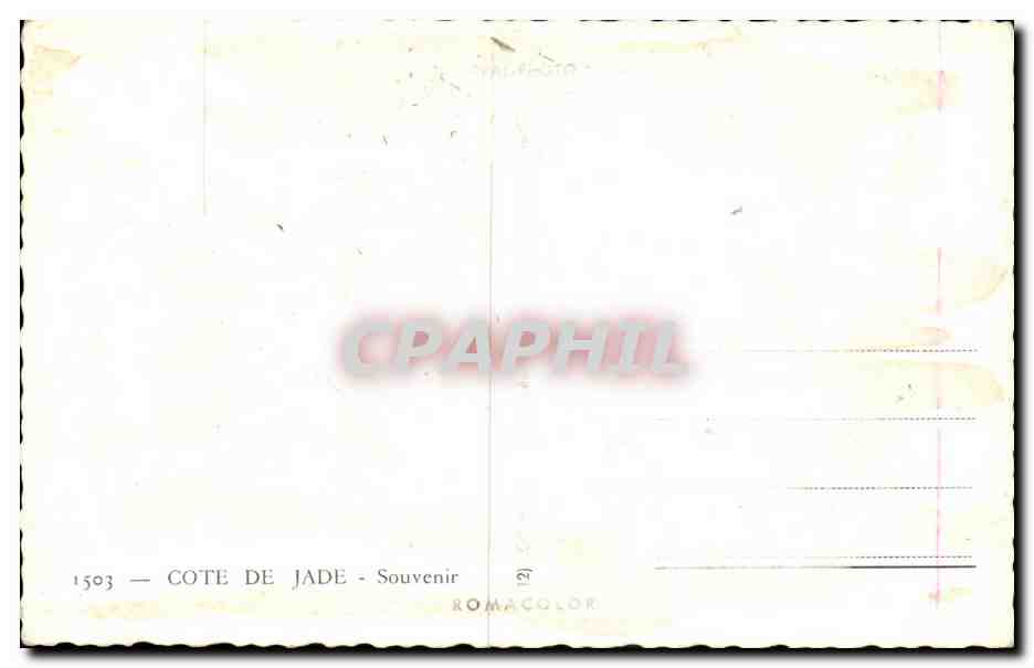 CPM cote de Jade — Rückseite