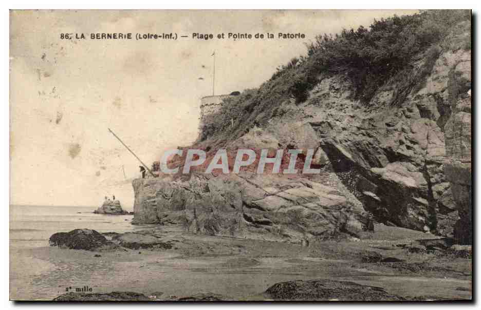 CPA La Bernerie Plage et pointe de la Patorie