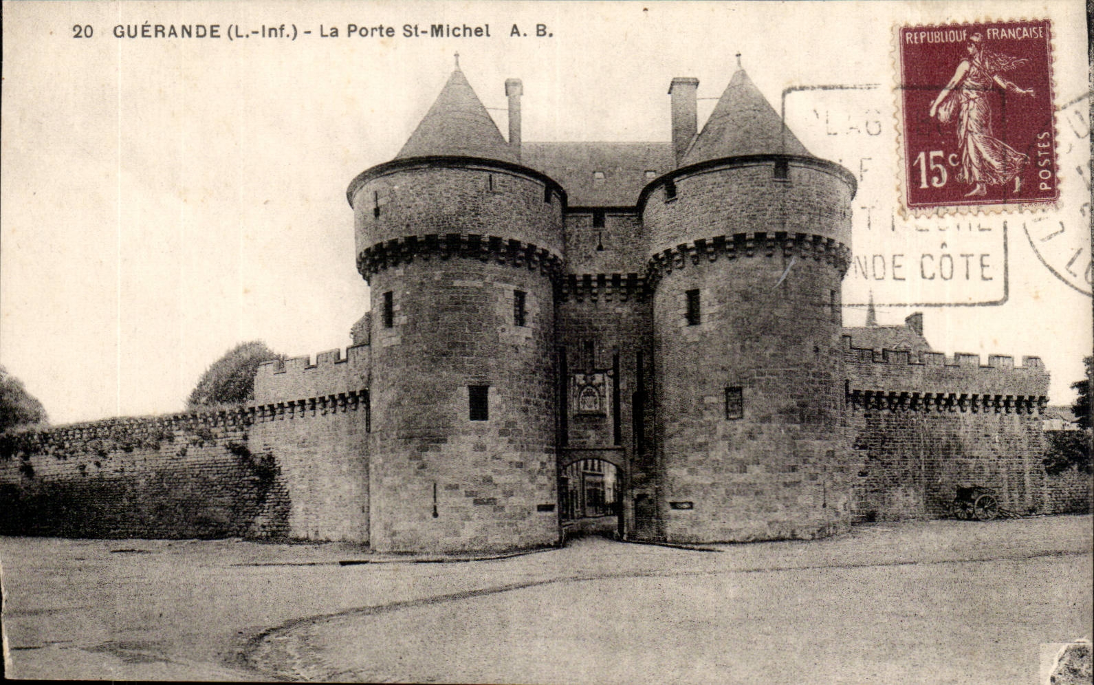 Nantes CPA La porte St michel