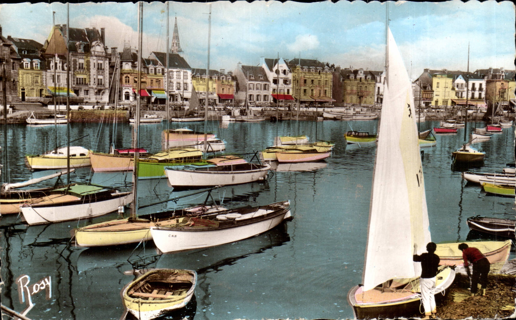 Le Port et le Quai Jules-Sandeau — Le Pouliguen — éditeur F. Chapeau, n° 54