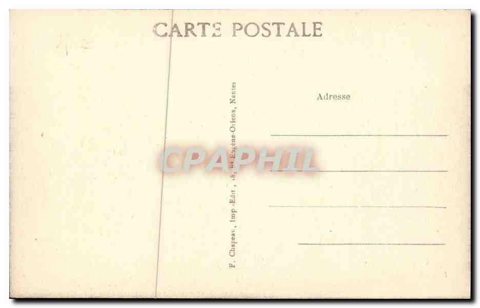 Au bord de l'ocean CPA La recole de goemon TOP — Rückseite