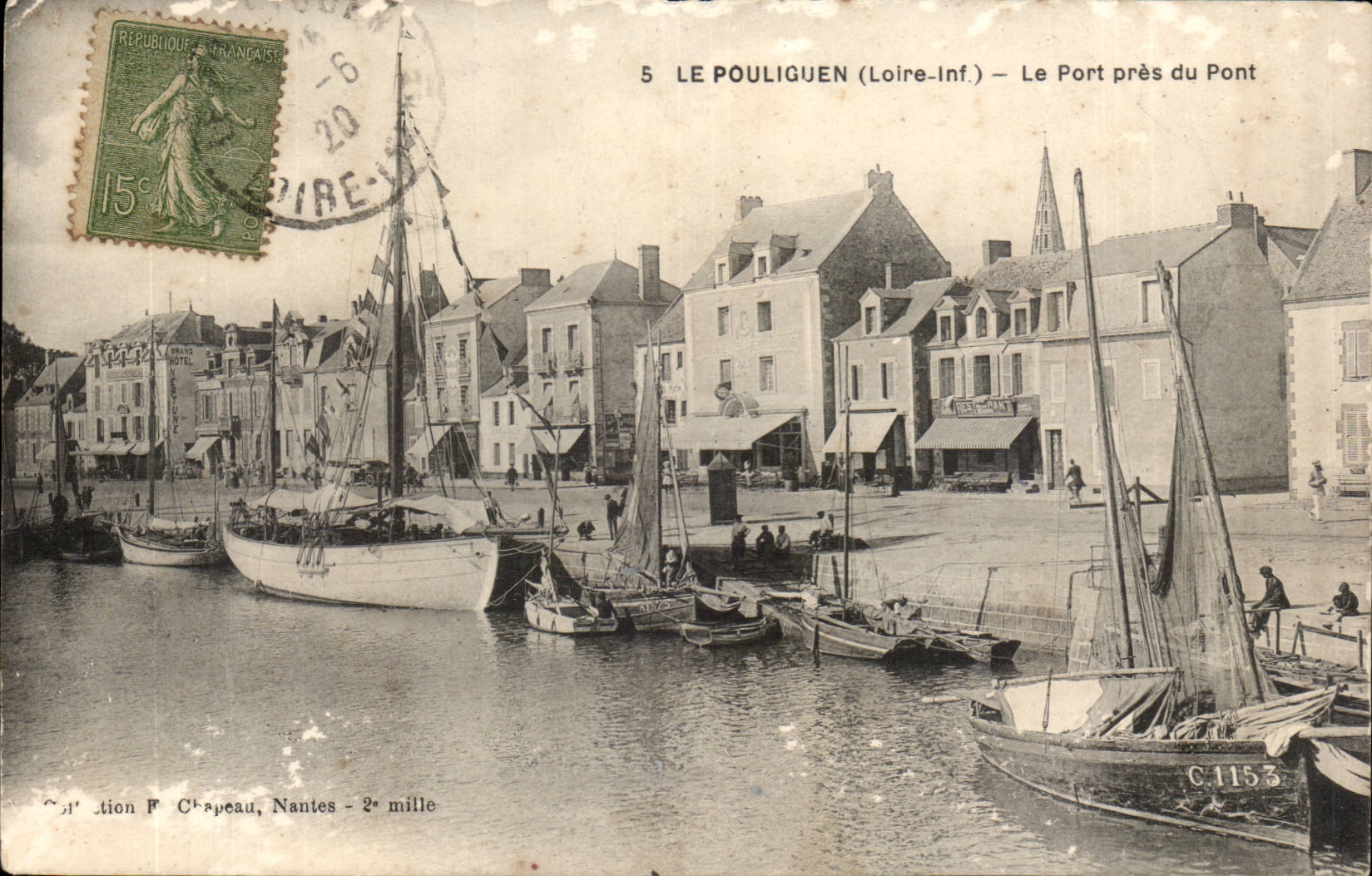 Le Pouliguen CPA Le port pres du pont