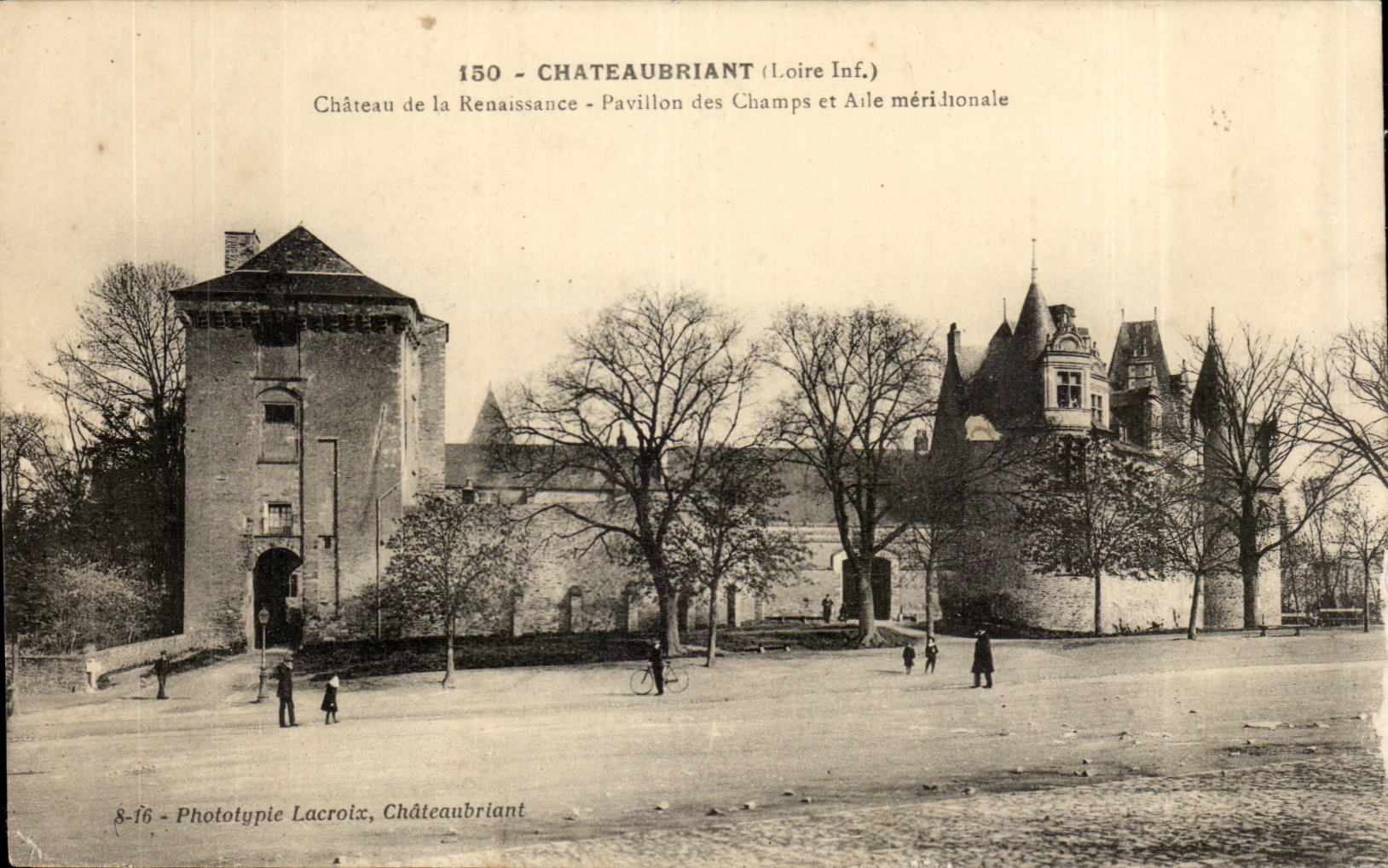 Chateaubriant CPA Chateau de la Renaissance Pavillon des Champs et aile meridionale