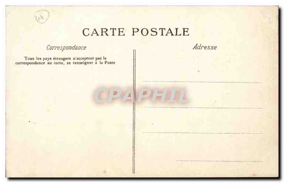 Nantes CPA Ancien rendez vous de chasse des Ducs de Bretagne Rue des Hauts paves — Rückseite
