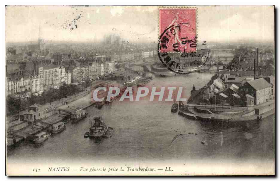 Nantes CPA Vue generale prise du transbordeur