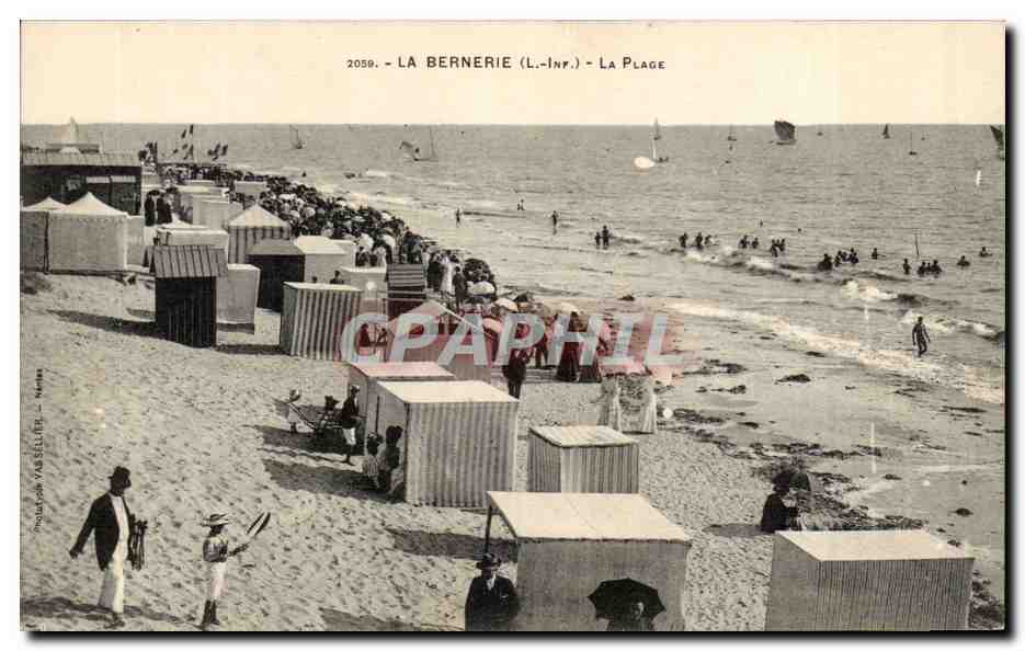 La Bernerie CPA La plage