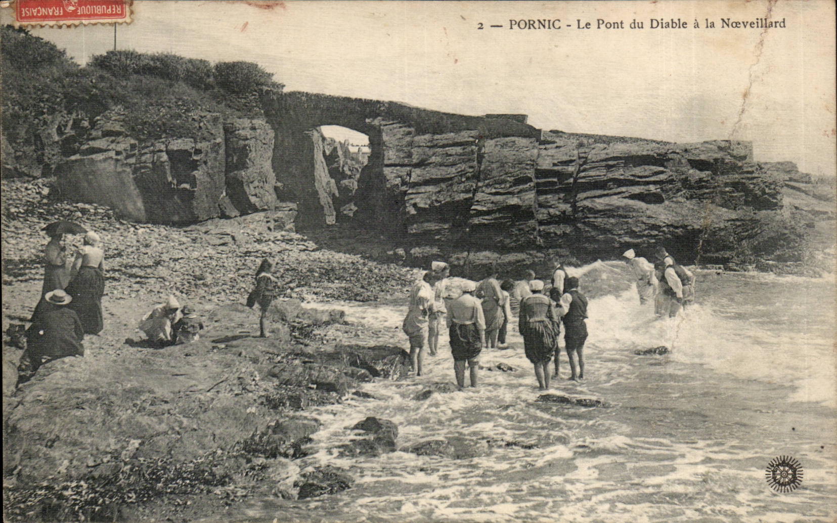 Pornic CPA Le pont du diable a la Noeveillard