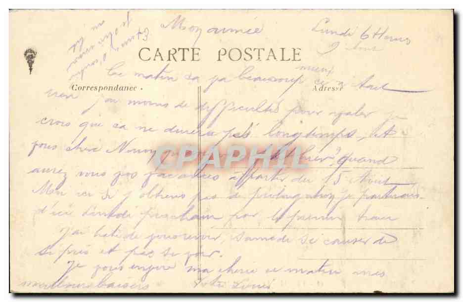 Pornic CPA La plage et le casino de Gourmalon — Rückseite