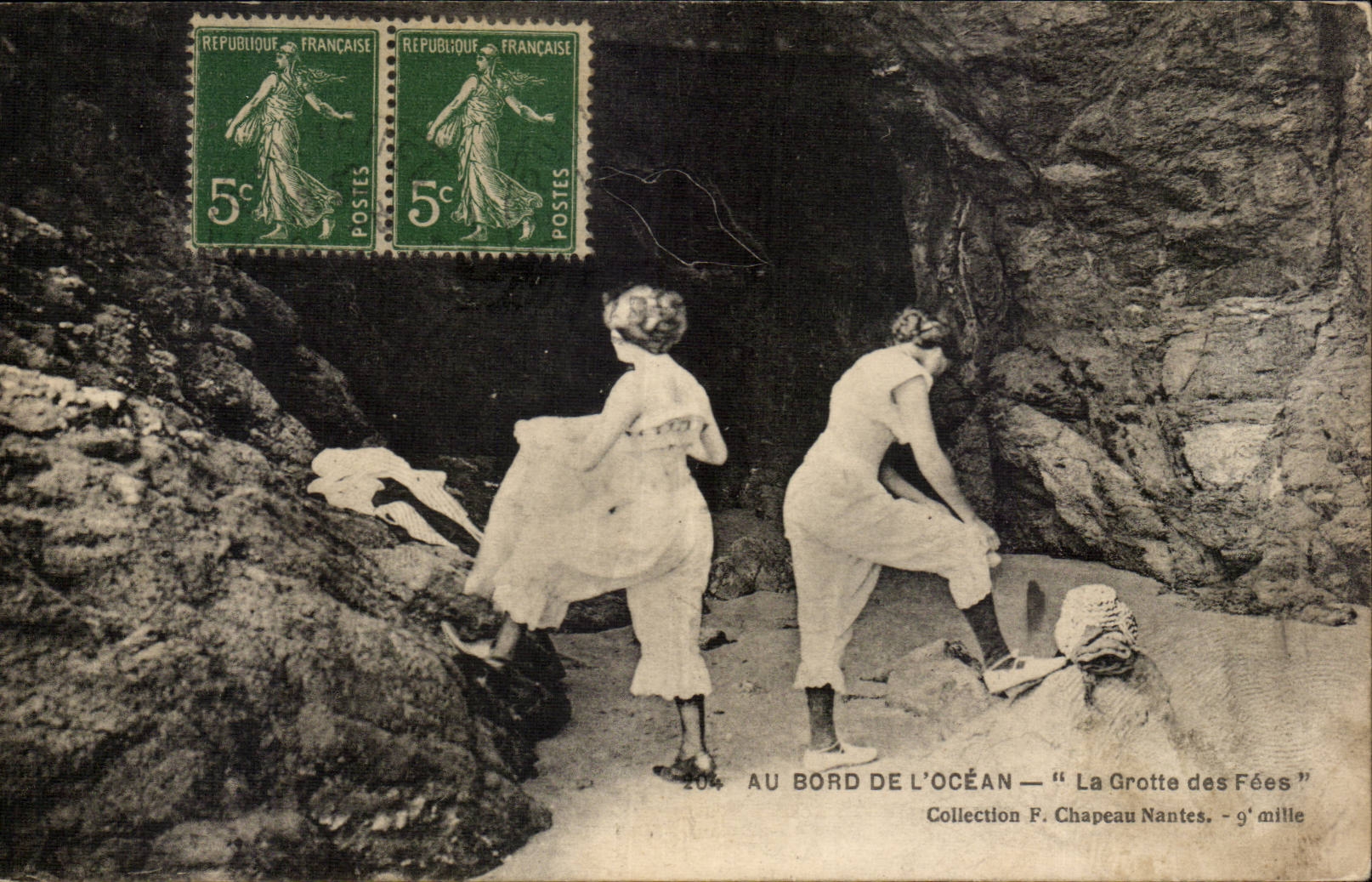 Au bord de l'ocean CPA La grotte des fees 