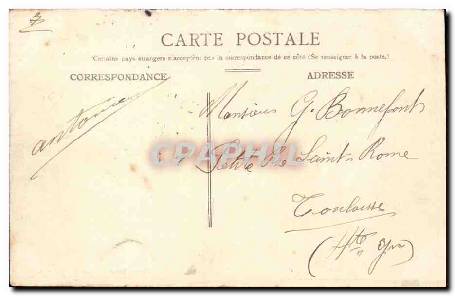 Nantes CPA Le lycee — Verso