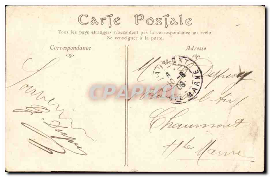 CPA Ancien costume Paysanne normande (ane donkey) — Rückseite
