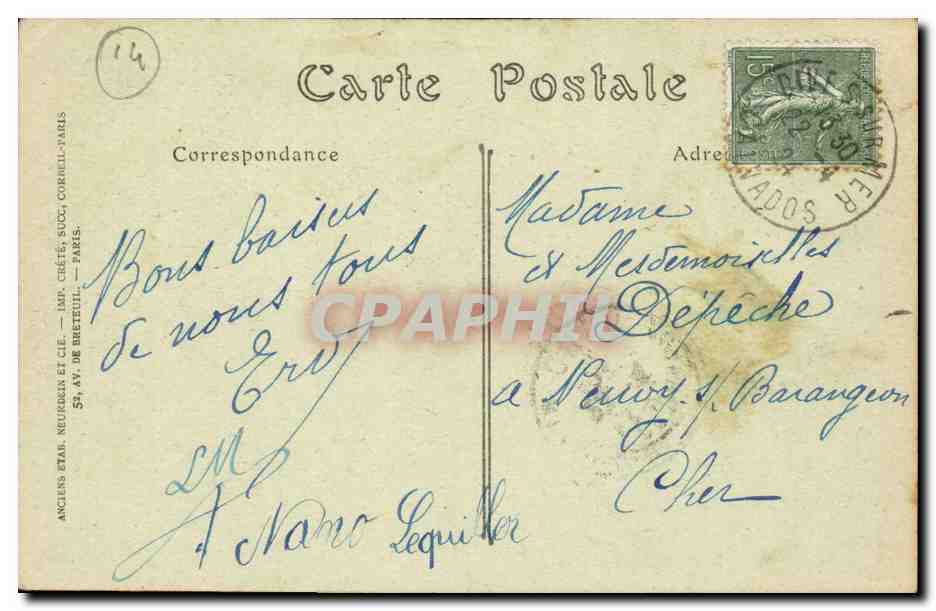 CPA Scenes sur la plage (enfants) — Rückseite