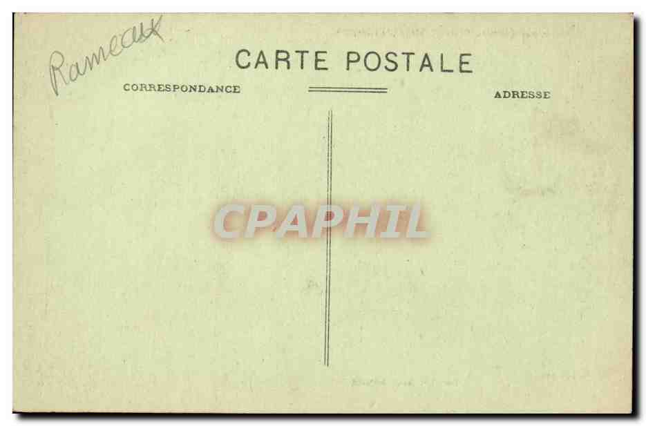 CPA Les chansons de Jean Rameau illustrees la charibaude (folklore coiffe costume) — Verso