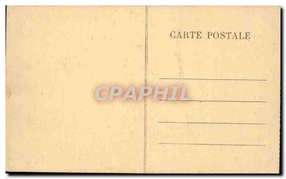 CPA L'Auvergne La finale (folklore coiffe costume) — Verso