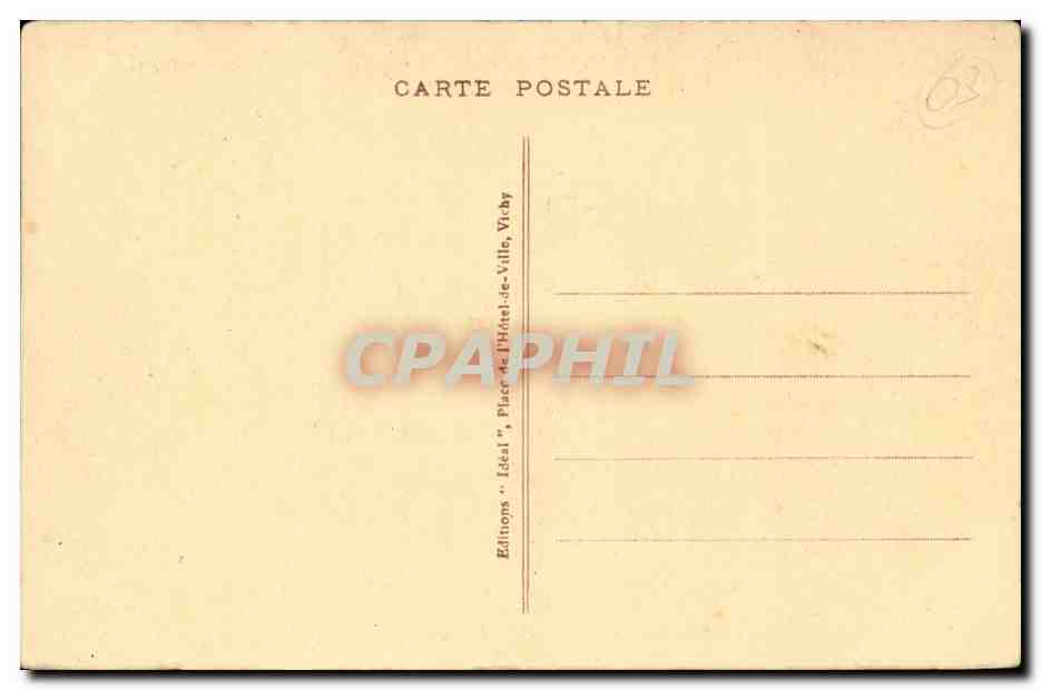 La Bourrée — Région de Clermont — Éditeur Idéal, n° 268 — Verso
