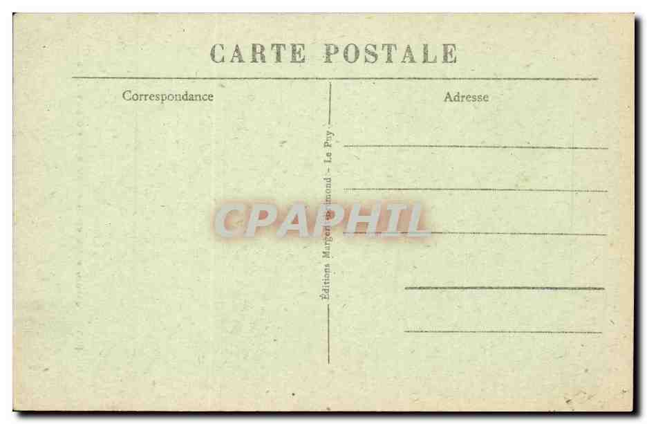 Types d'Auvergne CPA Costumes des vieilles paysannes d'Auvergne (folklore costume) — Verso