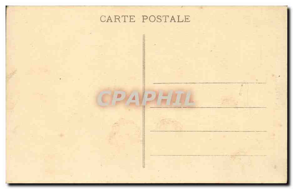 Auvergne CPA Un jeune berger (folklore costume) — Verso