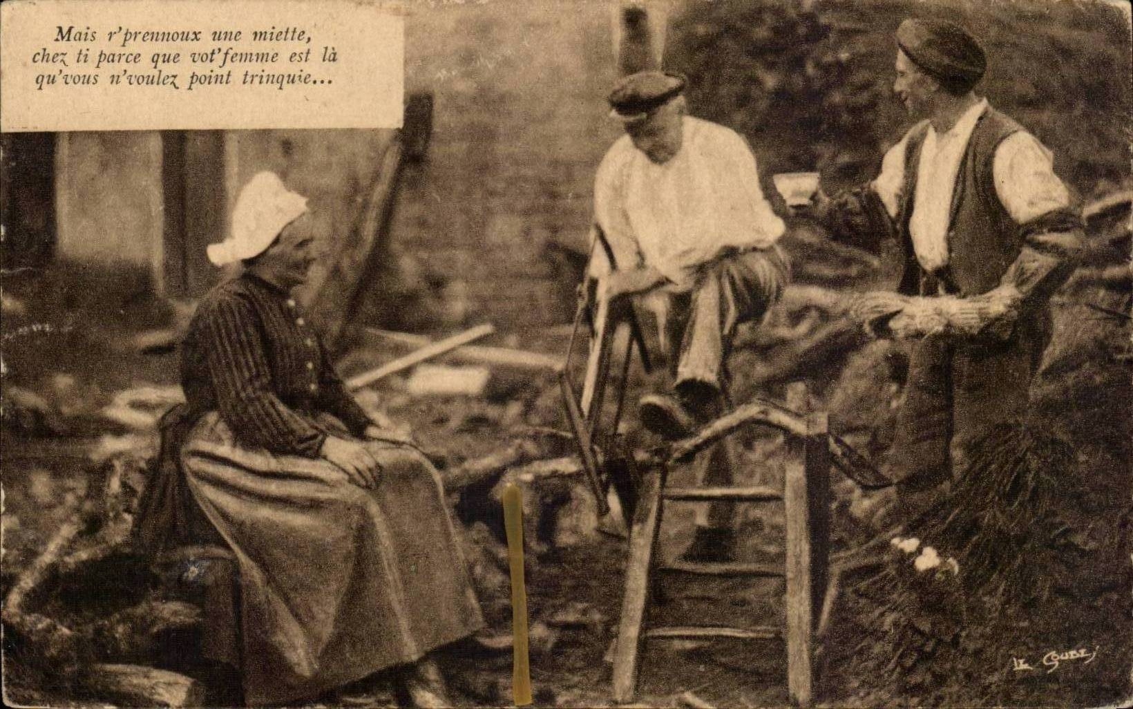 Normandie CPA (folklore costume)