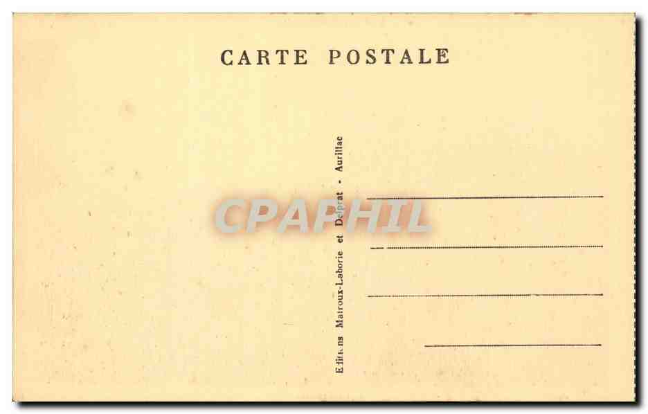 En Auvergne CPA La Fenaison (agriculture cultures paysans folklore) TOP — Rückseite