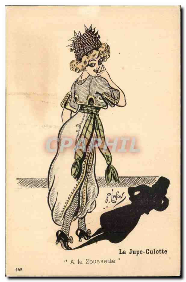 La Jupe-Gulotte — 'A la Zouavette' — F. Leflon, n° 142