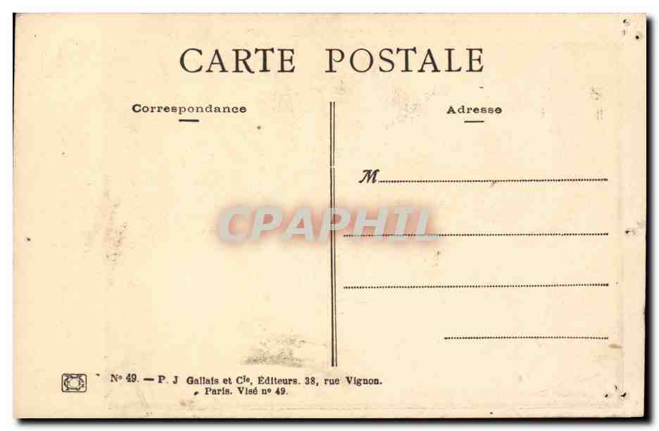 CPA Fantaisie Illustrateur Hansi Yerri (d''apres l'estampe et la poupee de l'oncle Hansi) — Rückseite