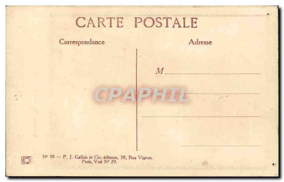 CPA Fantaisie Illustrateur Hansi Lorraine (d'apres l'estampe) — Rückseite