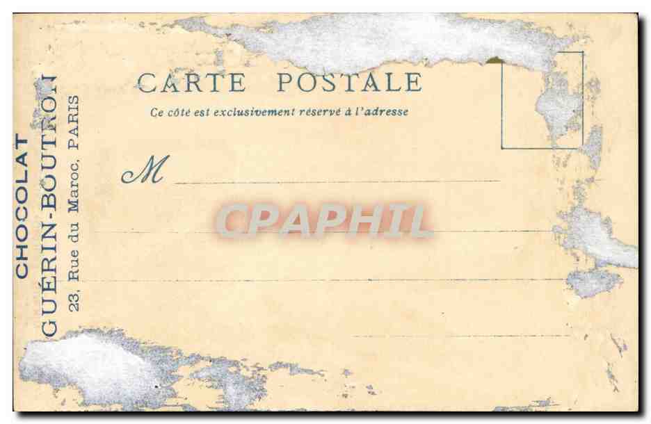 Fantaisie CPA Exposition universelle de 1900 A la foire St Laurent (militaria uniforme) — Verso