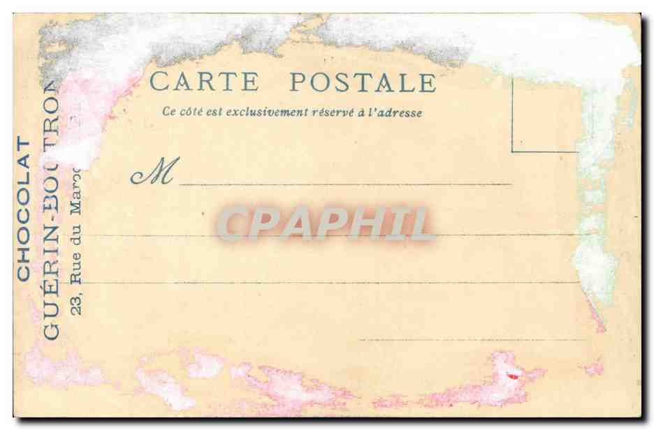 Fantaisie CPA Exposition universelle de 1900 Bourgeois du quartier Moyen age — Verso