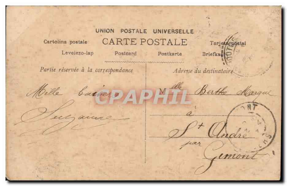 Paule Delys — Asso di fiori — editore R. Dellys, n° 512 — Verso