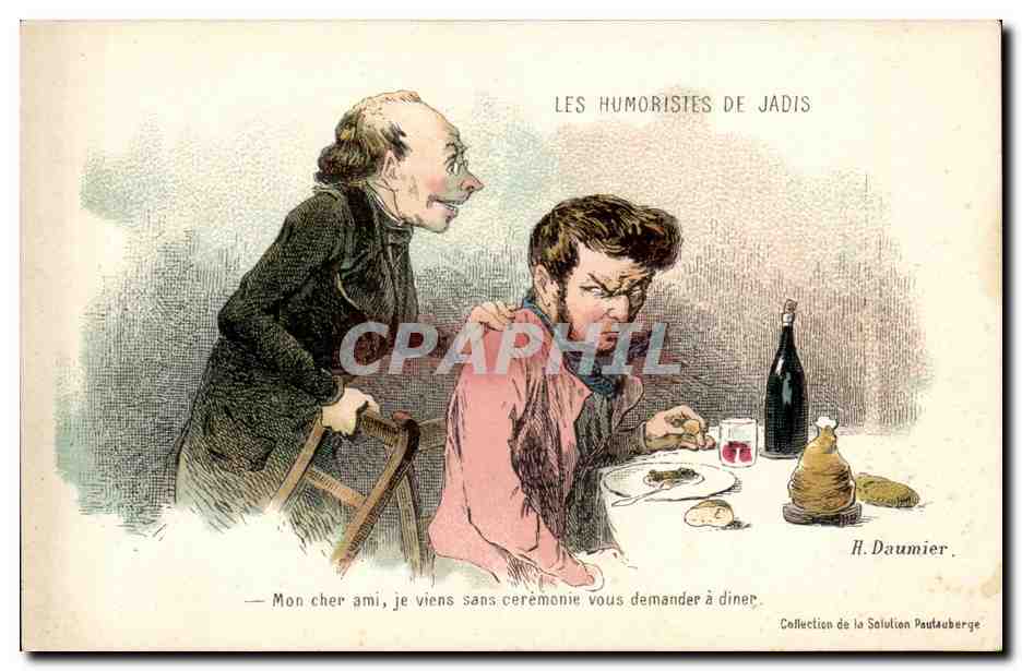 CPA Les humouristes de jadis Daumier Mon cher ami