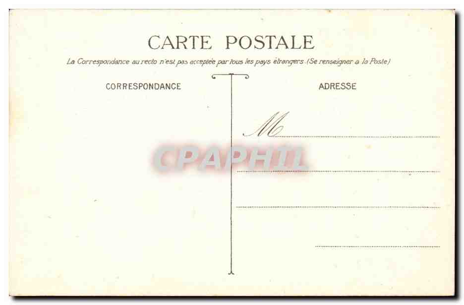 CPA Les humouristes de jadis Daumier Mon cher ami — Verso