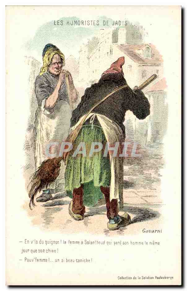 CPA Fantaisie Illustrateur Gavarni Balayeur TOP