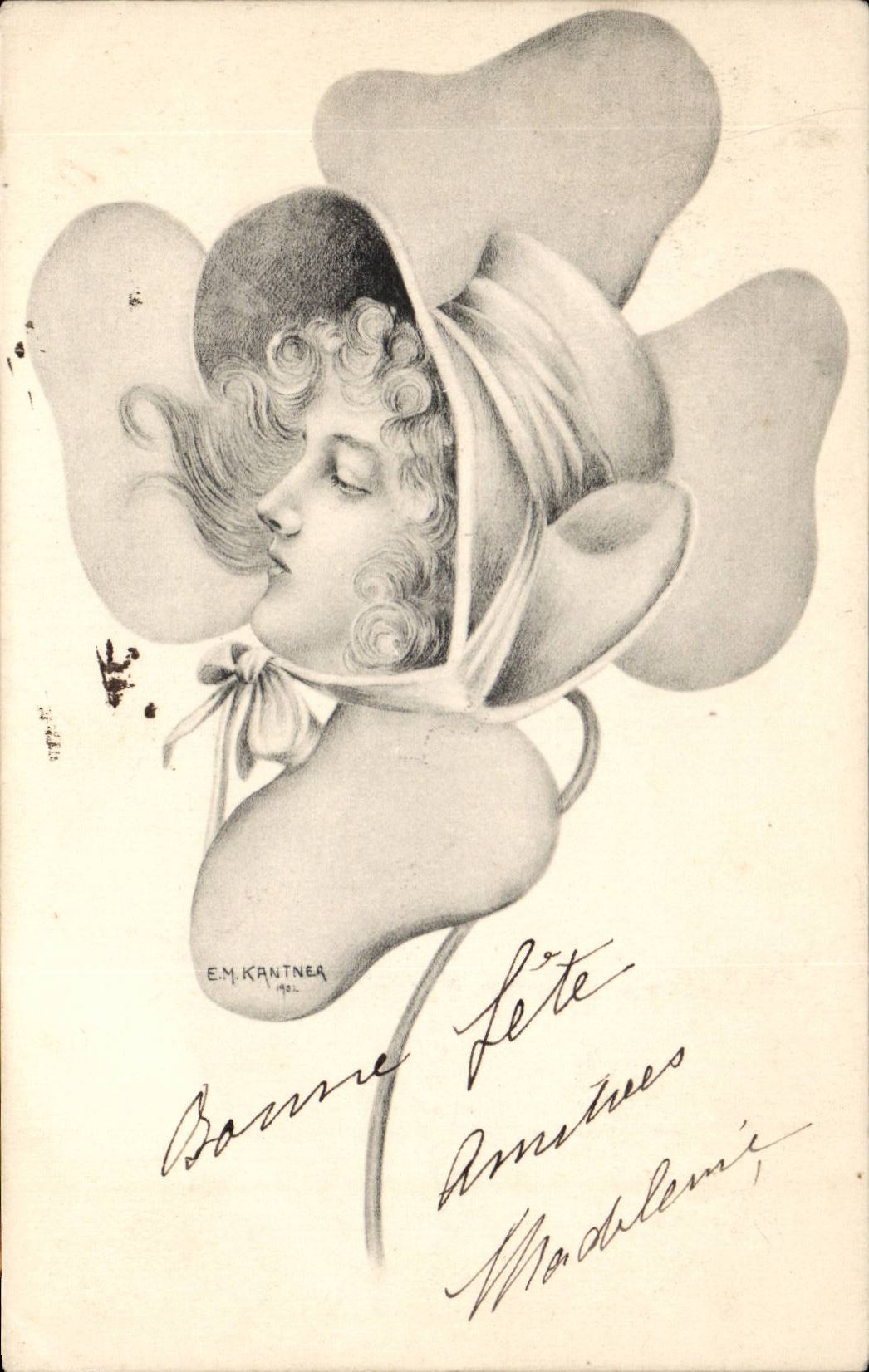 Mujer con sombrero — Serie H.S.W. — H. S. W. Serie I