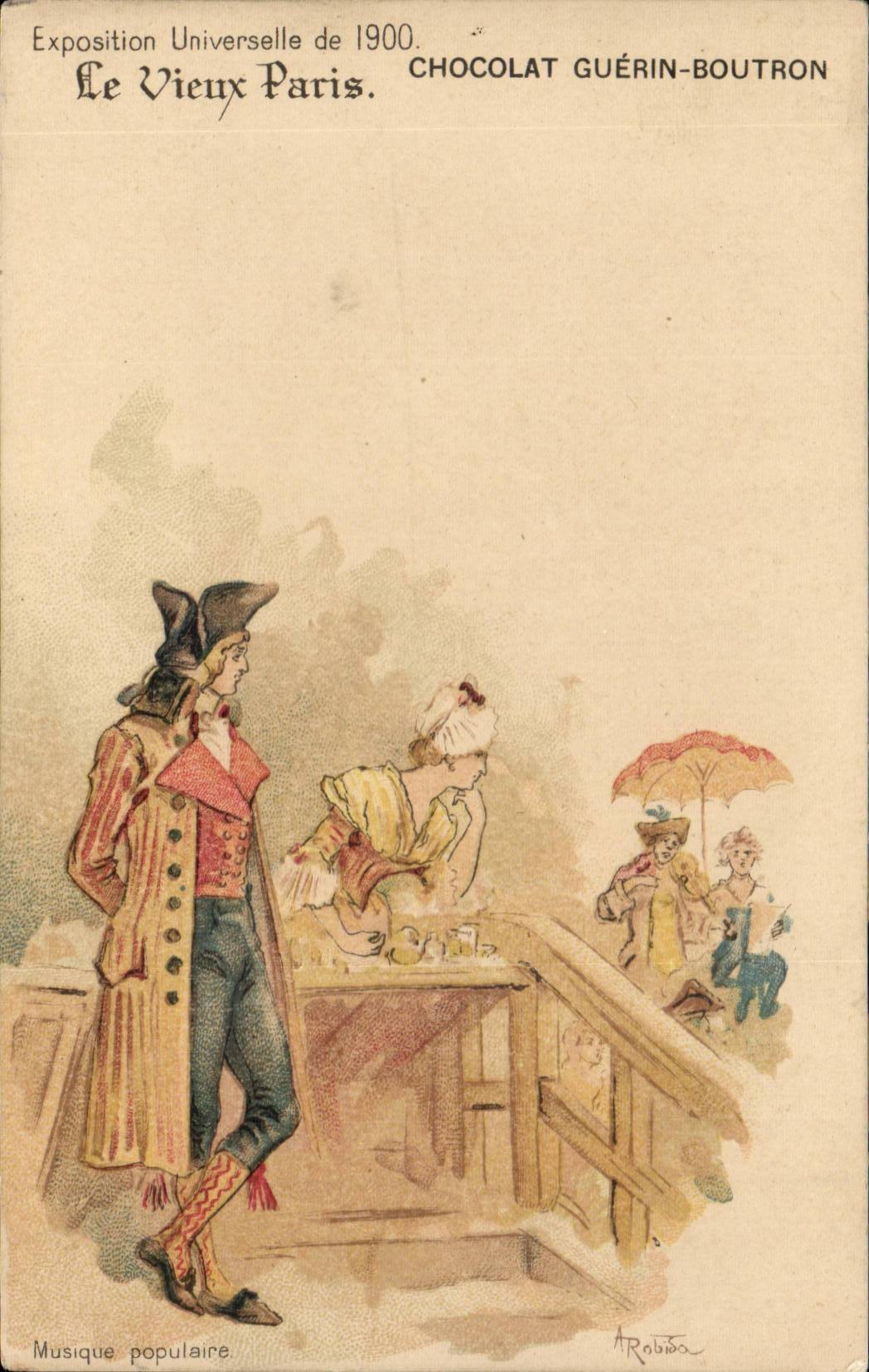 Old Paris — Popular Music — CHOCOLAT GUÉRIN-BOUSTRON