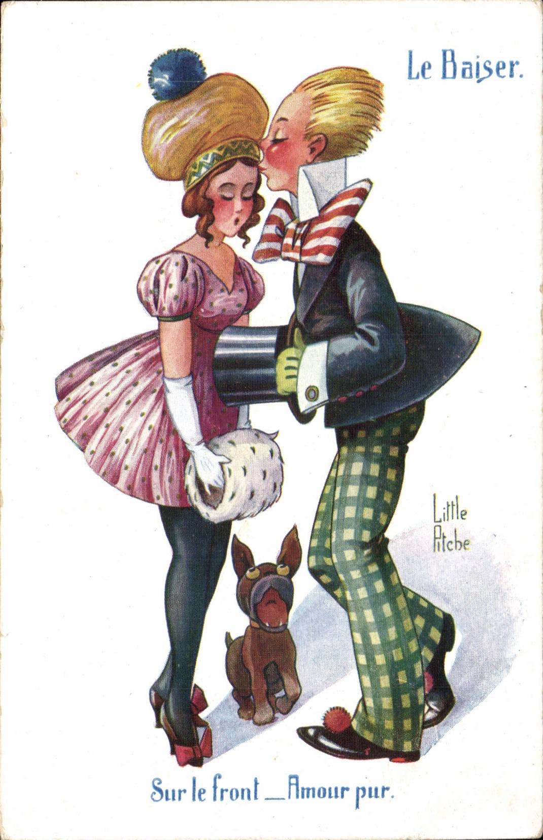 Le Baiser — Fantaisie trichromes — Little Atche