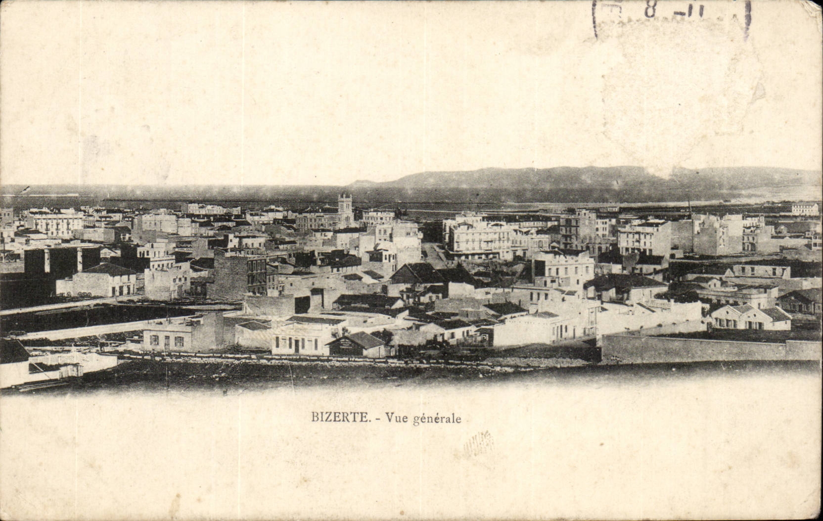 Tunisie Bizerte CPA Vue generale