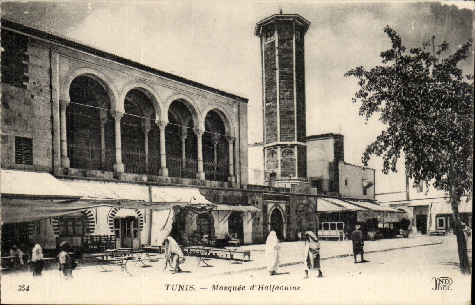 Tunisie Tunis CPA Mosquee d'Halfahouine
