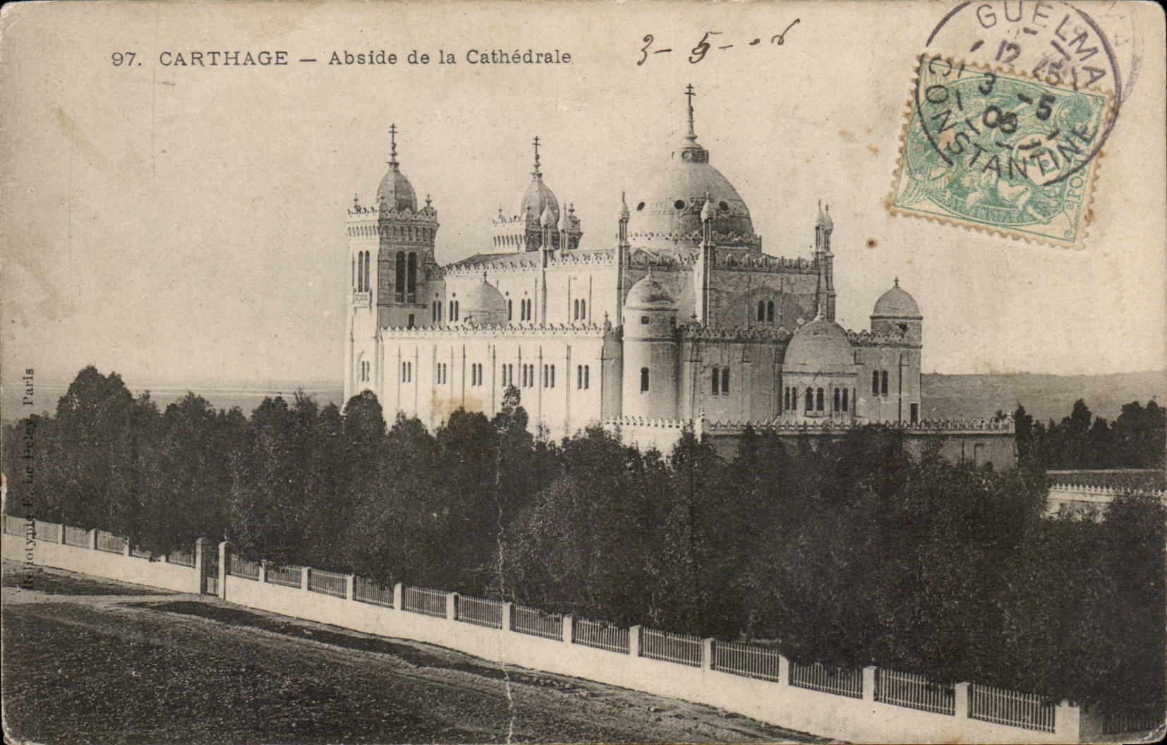 Tunisie CArthage CPA Abside de la cathedrale