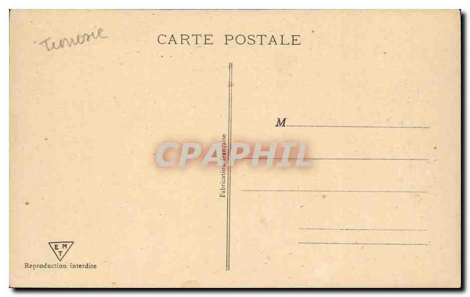 Tunisie Tunis CPA Tourbet el Bey — Rückseite